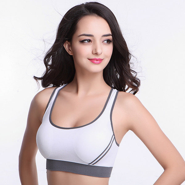 Women's Padded Cross-Back Sports Bra