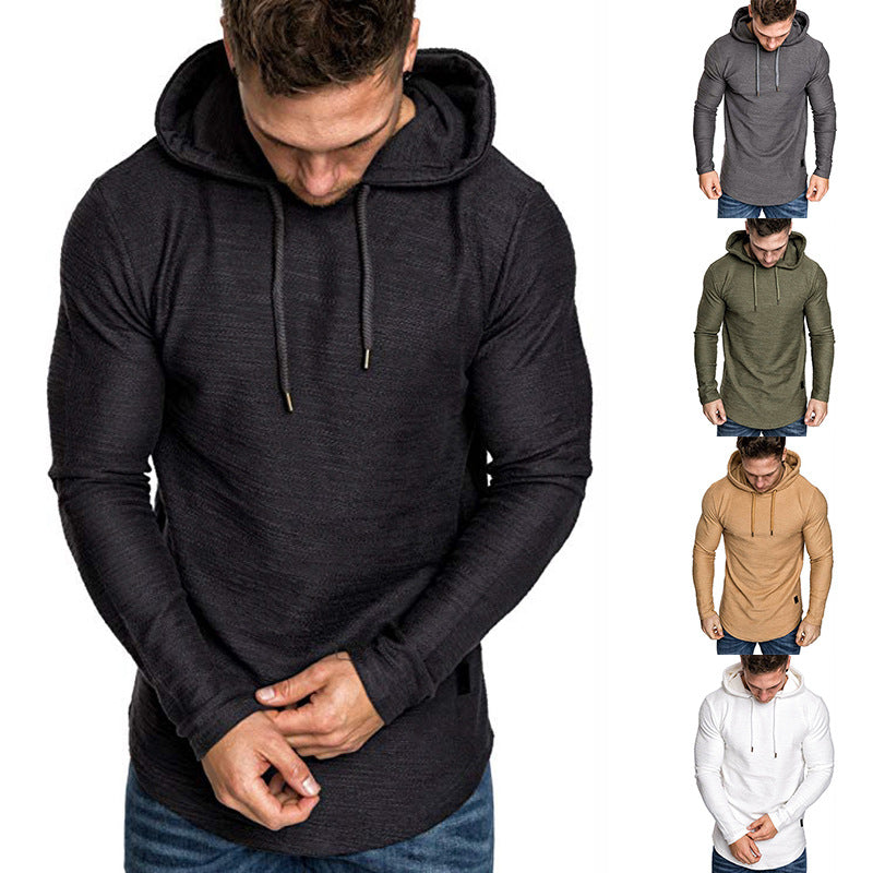Men's Slim-Fit Pullover Gym Hoodie