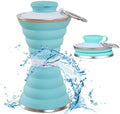 Collapsible Silicone Water Bottle (500 ml) with Carabiner