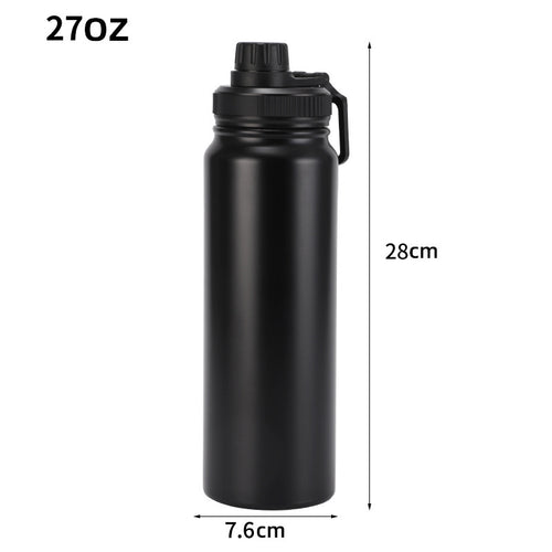 32 oz Vacuum-Insulated Stainless Steel Sports Bottle