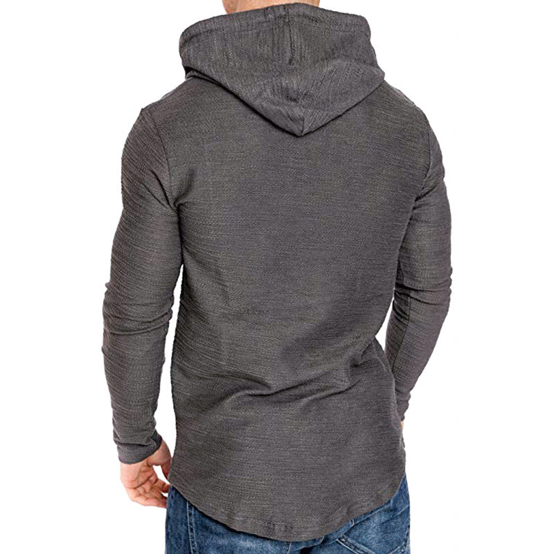 Men's Slim-Fit Pullover Gym Hoodie