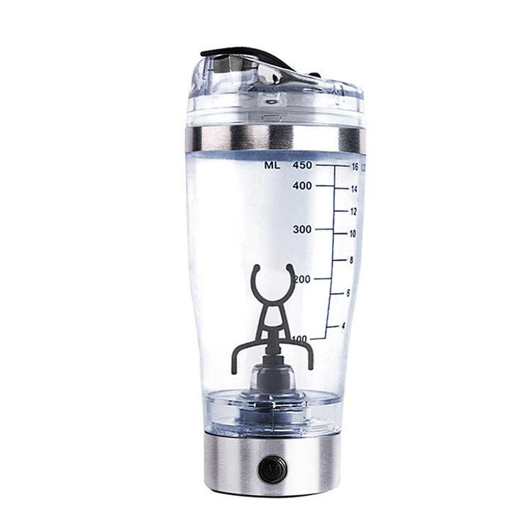 Rechargeable Electric Protein Shaker Bottle (450 ml)