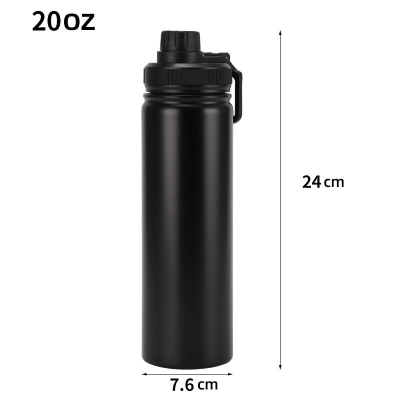 32 oz Vacuum-Insulated Stainless Steel Sports Bottle