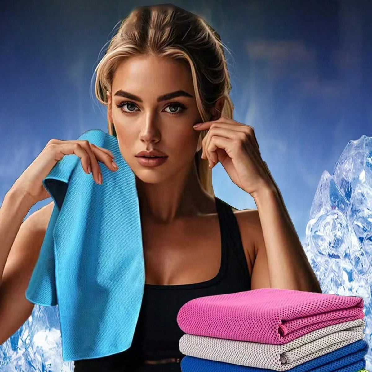 Cooling sports towel colors