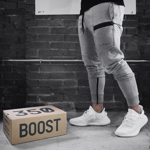 Men's Slim-Fit Zip-Pocket Training Joggers