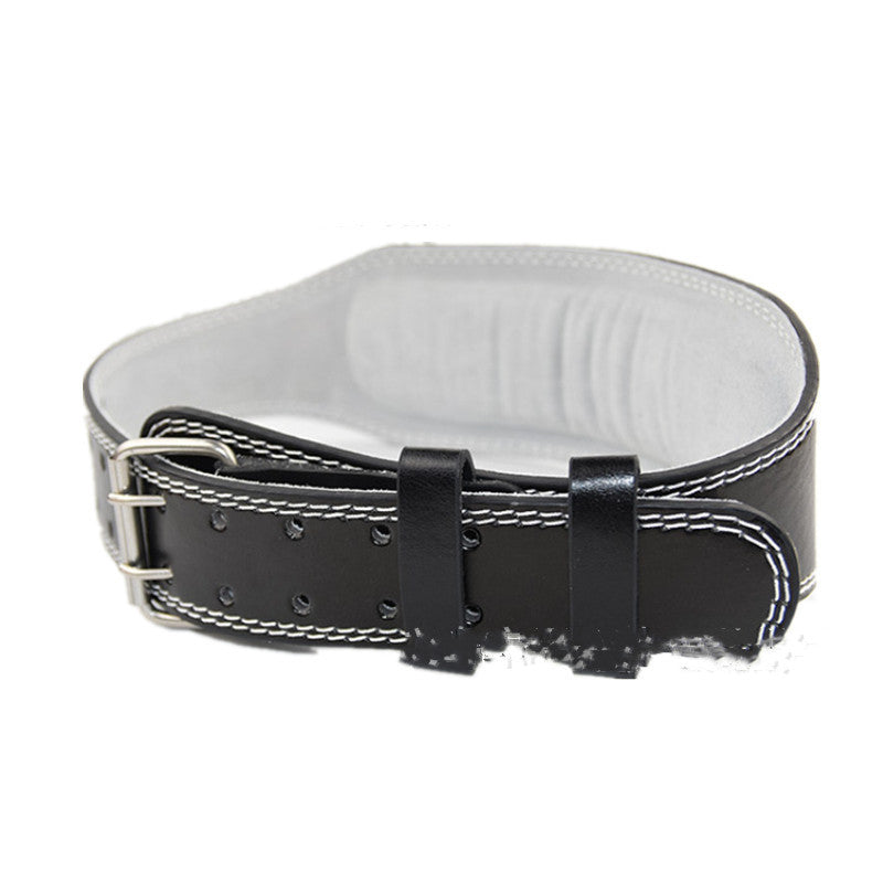 Padded Leather-Look Weightlifting Belt