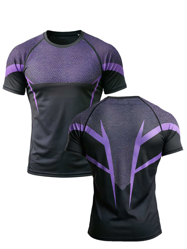 Men's Mesh-Back Compression Performance Tee