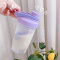 Leakproof protein shaker bottle with scale