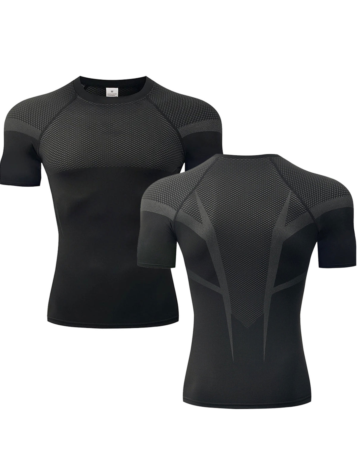 Black quick-dry tee