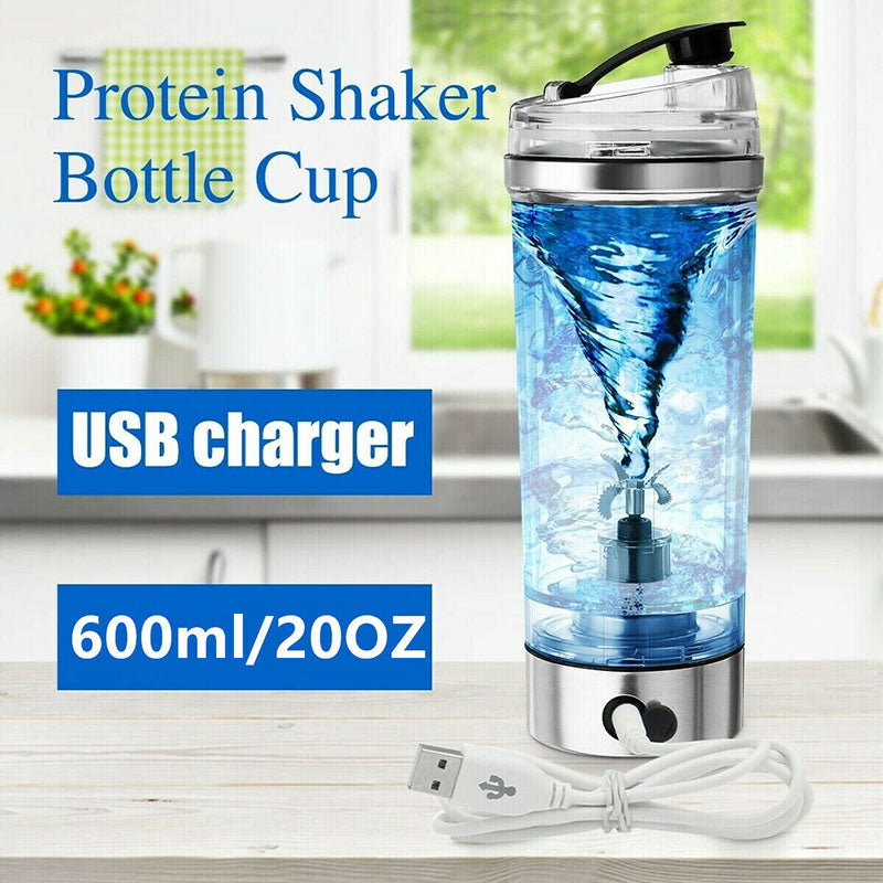 Rechargeable Electric Protein Shaker Bottle (450 ml)
