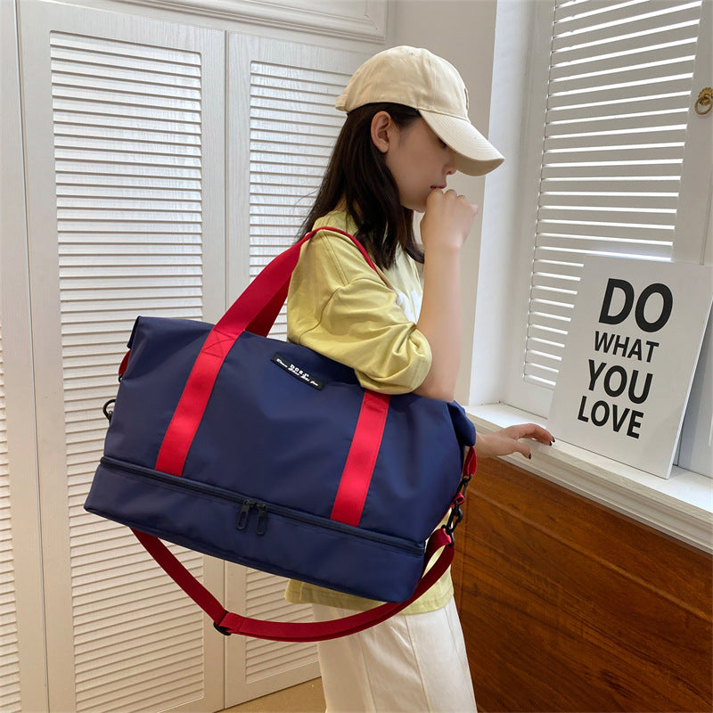 Duffle bag side view