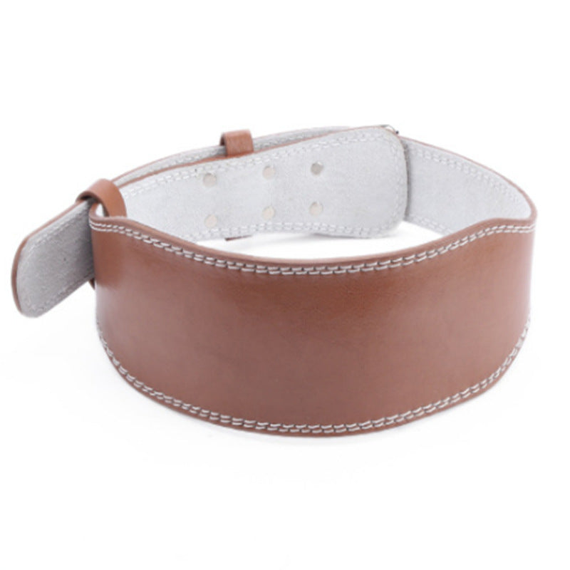 Padded Leather-Look Weightlifting Belt