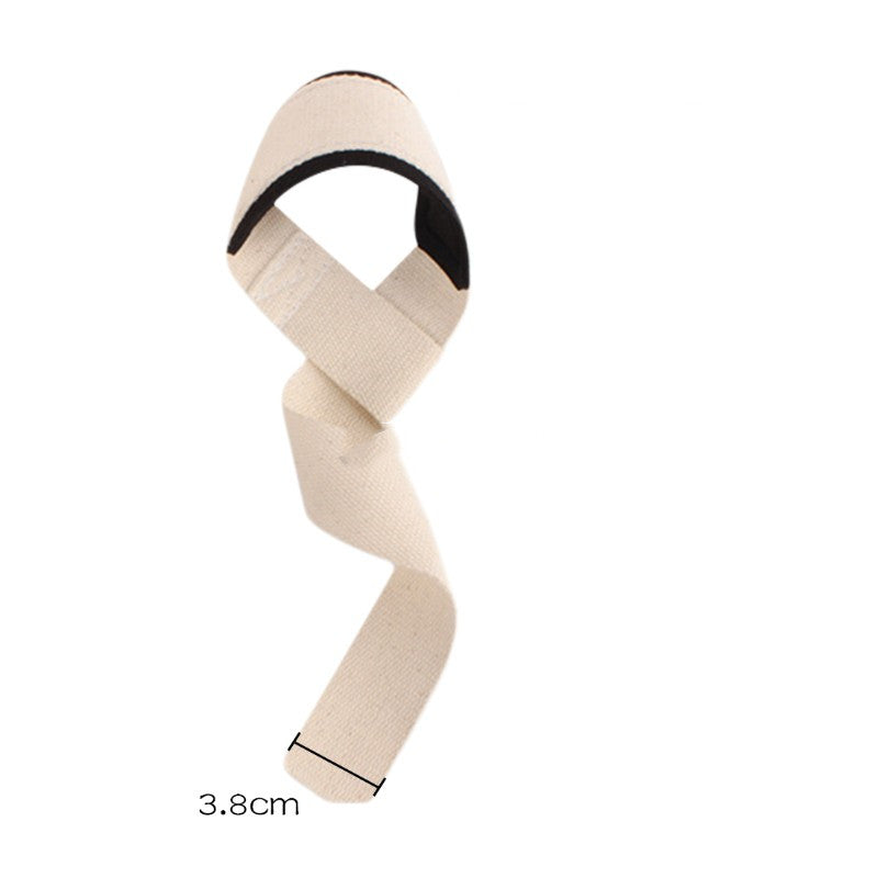 Lifting straps close up