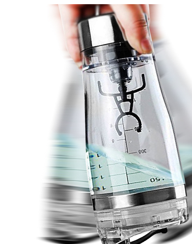 Rechargeable Electric Protein Shaker Bottle (450 ml)